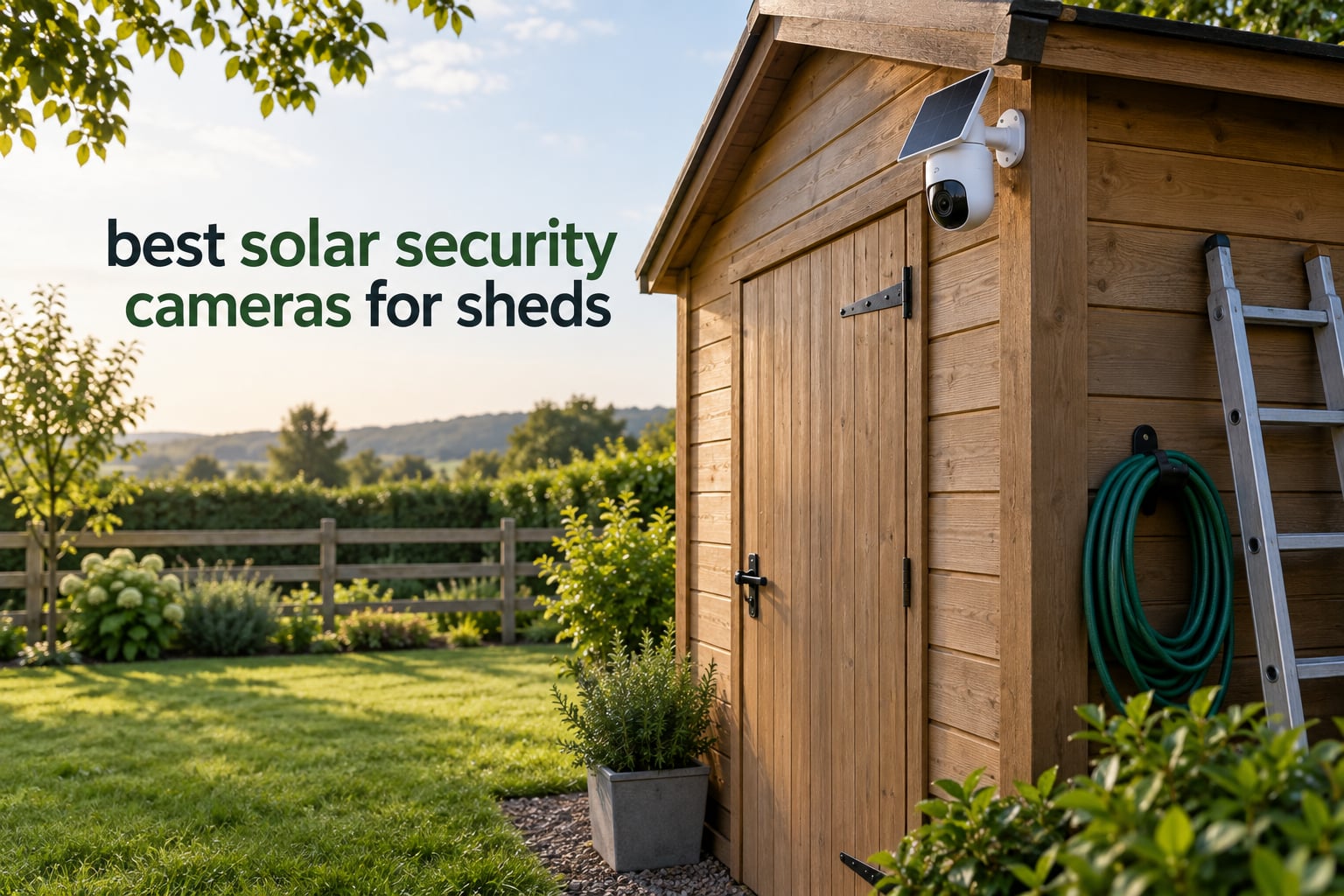 best solar security cameras for sheds