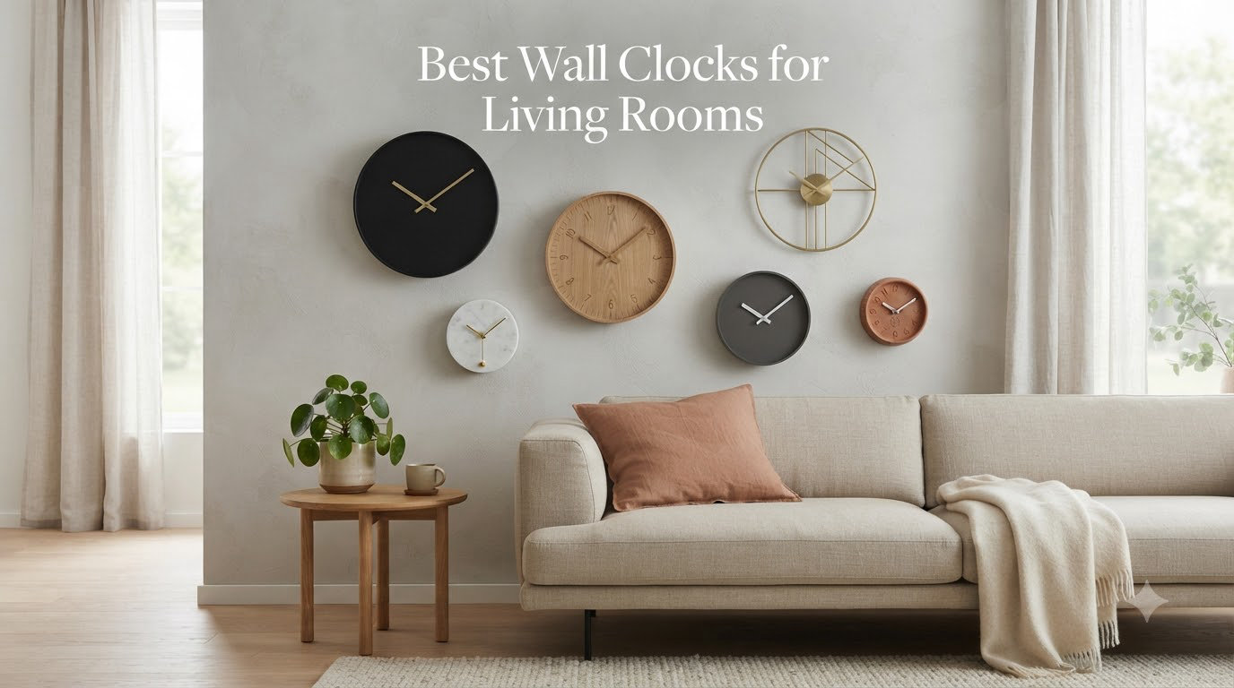 Best Wall Clocks for Living Rooms