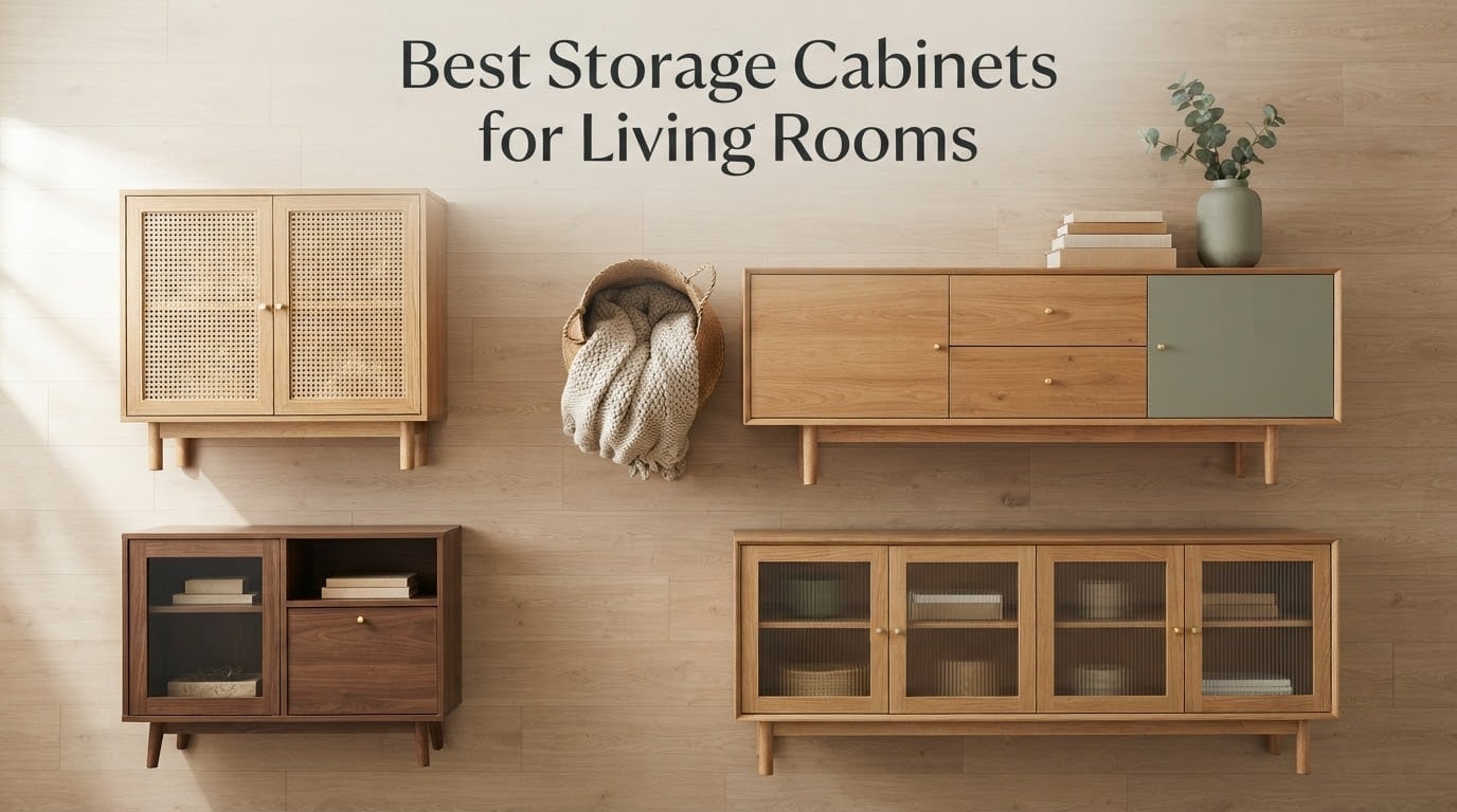Best Storage Cabinets for Living Rooms