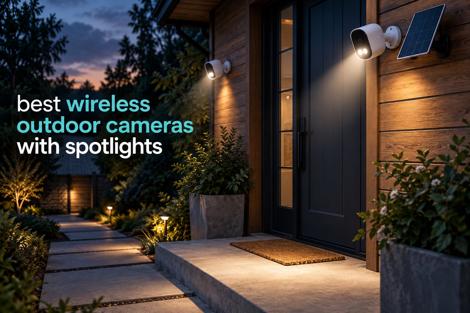 best wireless outdoor cameras with spotlights