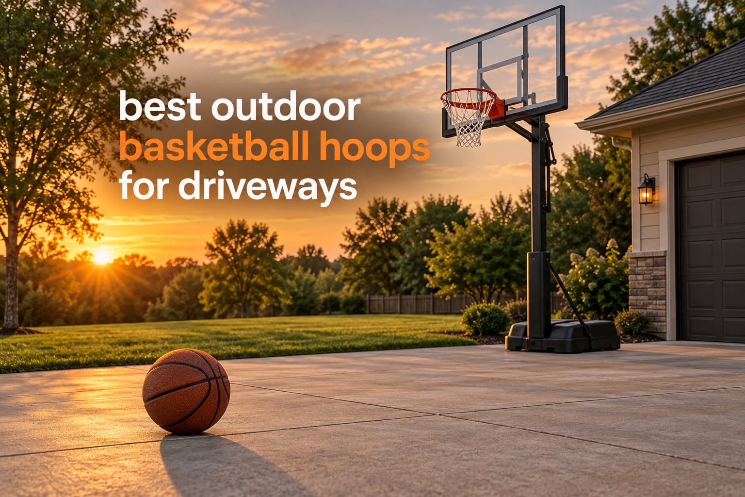 best outdoor basketball hoops for driveways