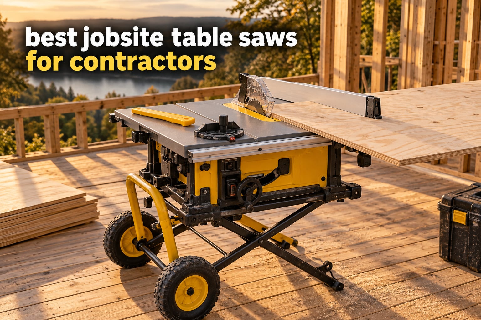 best jobsite table saws for contractors